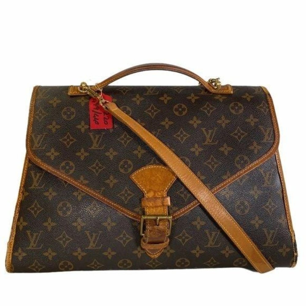 Authentic Louis Vuitton Business Bag Beverly 41 Monogram Used LV Handbag Vintage